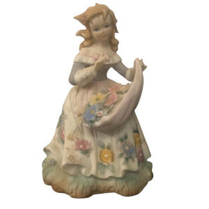 L'Amour China - Girl with Flowers Figurine